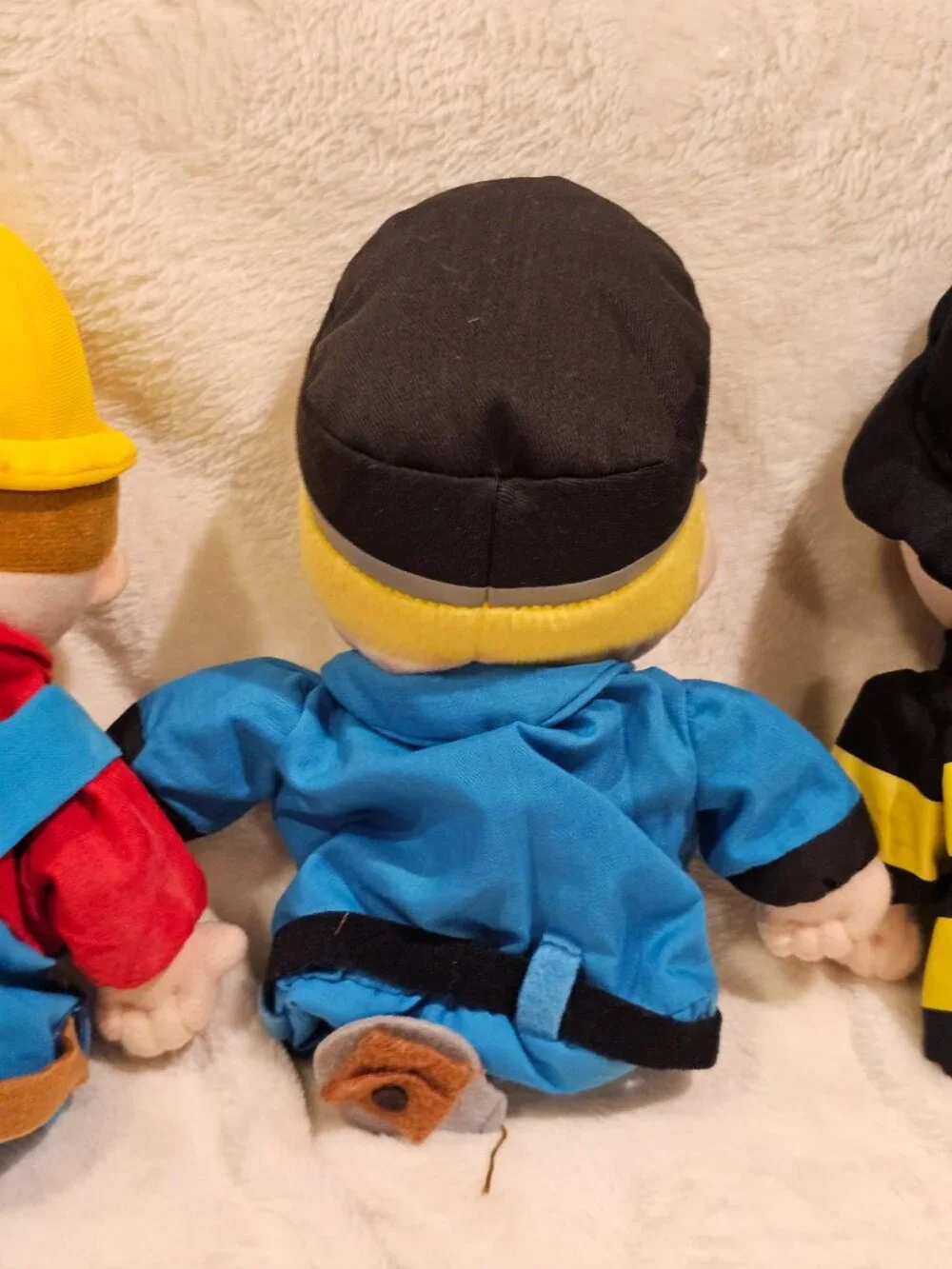 Lillian Vernon Firefighter, Policeman, Construction Worker Hand Puppets